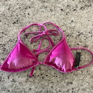 Pink Velvet Victoria Secret Bikini Top